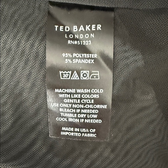 Ted Baker Black Top with Pink and Blue Floral Design - Picture 6 of 8